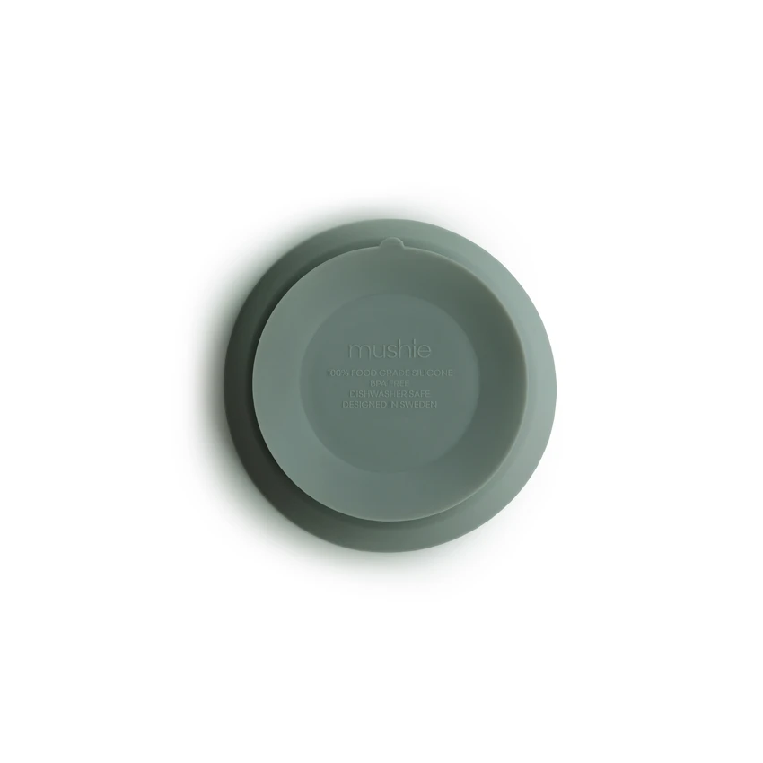 Mushie - Silikon Saugnapfschale Cambridge Blue