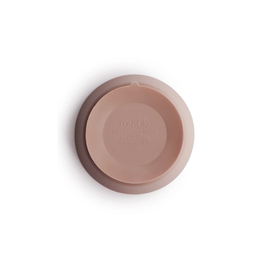 Mushie - Silikon Saugnapfschale Blush