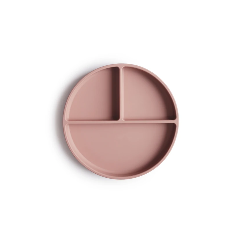 Mushie - Silikon Saugnapf Menüteller Blush
