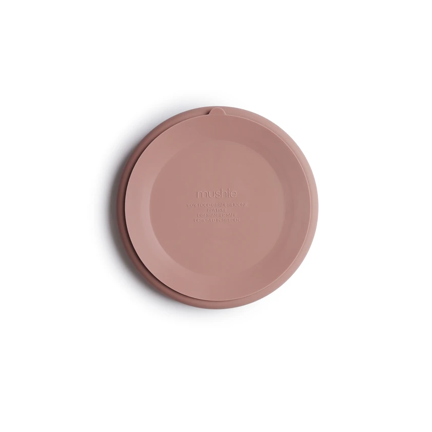 Mushie - Silikon Saugnapf Menüteller Blush