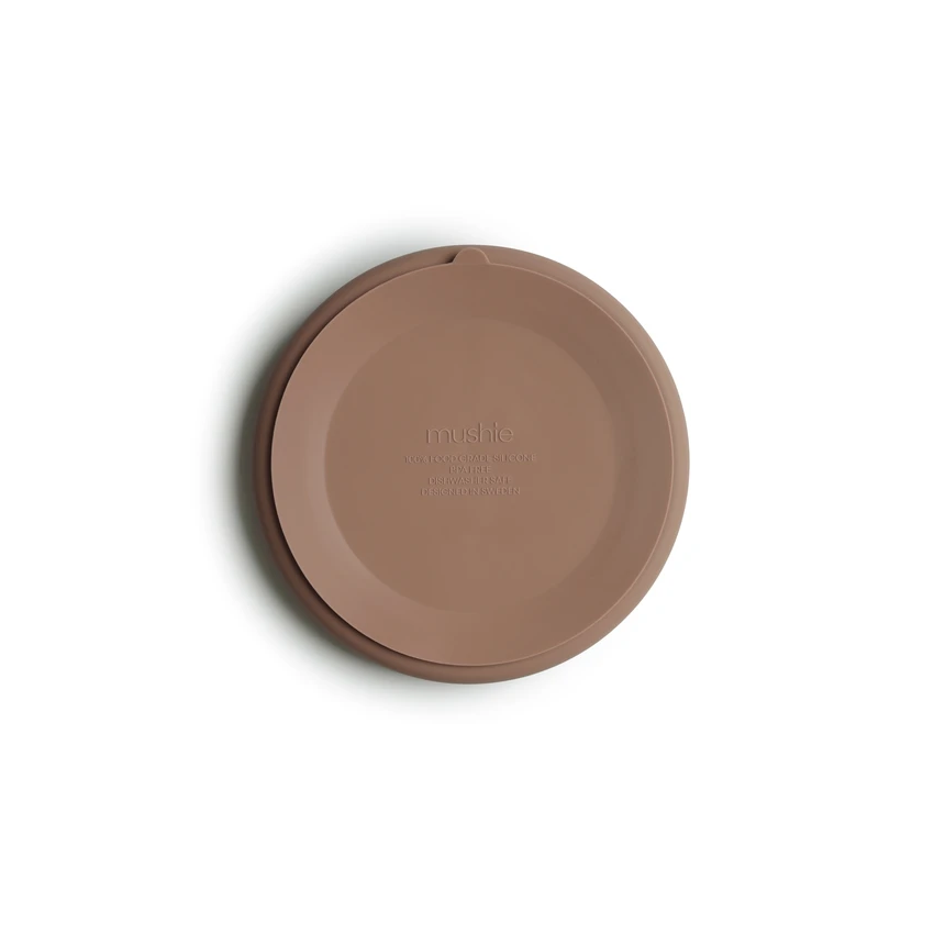 Mushie - Silikon Saugnapf Menüteller Natural