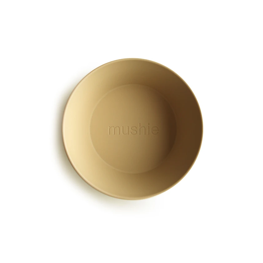 Mushie - 2er Set Schalen rund Mustard