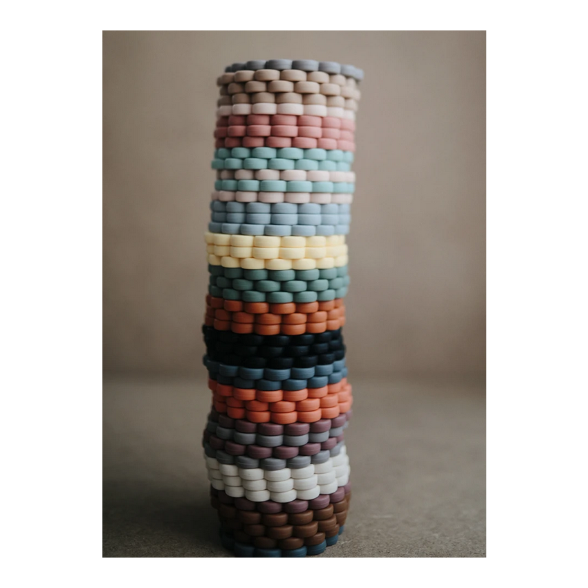 Mushie - Beissring Set Blush/Rose/Shifting Sand