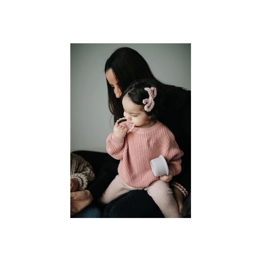 Mushie - Beissring Set Blush/Rose/Shifting Sand