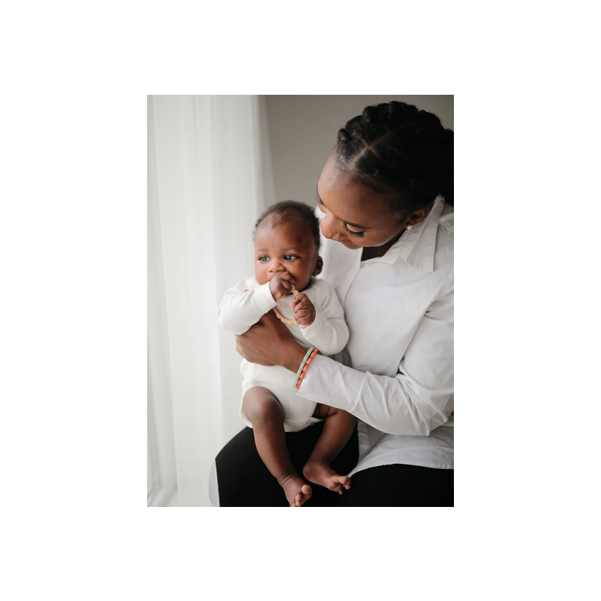 Mushie - Beissring Set Blush/Rose/Shifting Sand