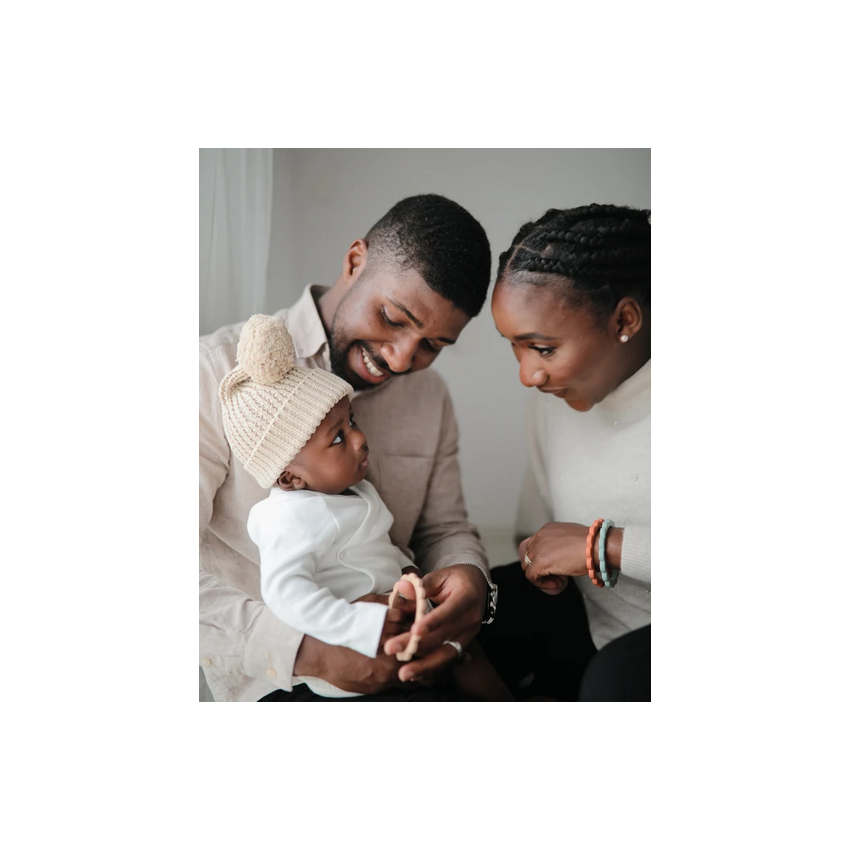 Mushie - Beissring Set Blush/Rose/Shifting Sand