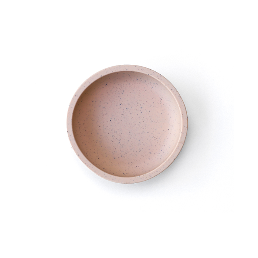 Mrs Ertha - Silikon Saugnapfschale Blush Speckle