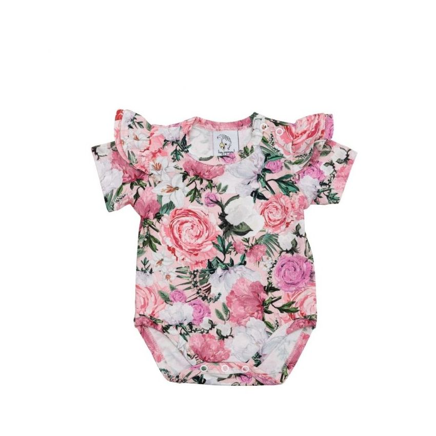 Hey Popinjay! - Body mit Rüschchen Beauty Kurz