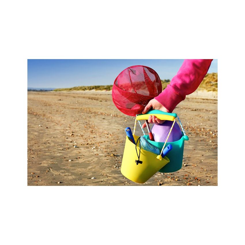 Scrunch - Bucket Faltbarer Eimer Rot