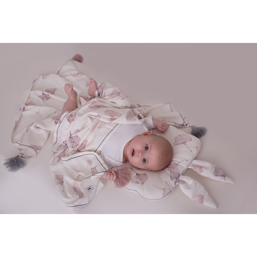 Samiboo - Swaddle mit Pommel Ginko lila