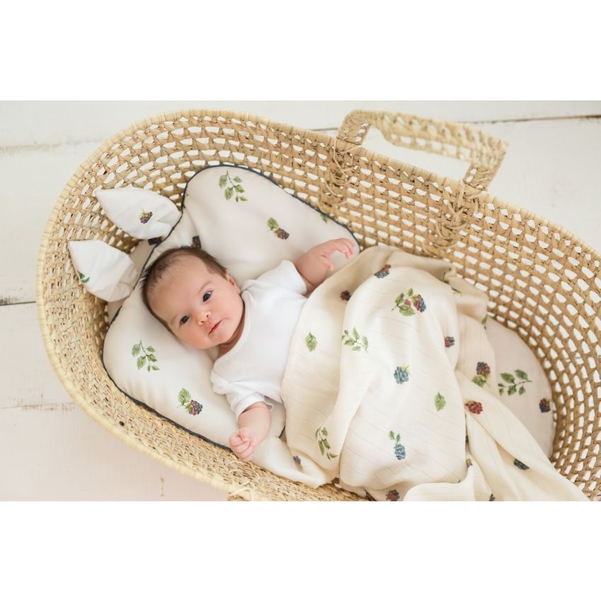 Samiboo - Bambus Muslin 100x100cm Blackberries