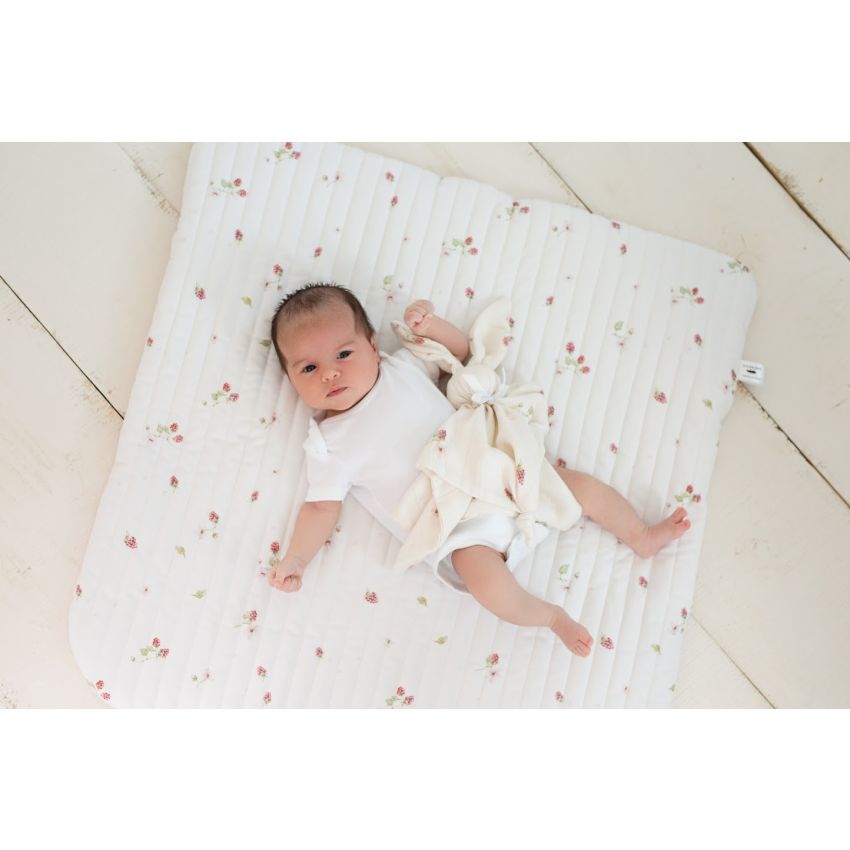 Samiboo - Bambus Muslin Kuschelhäschen Raspberries