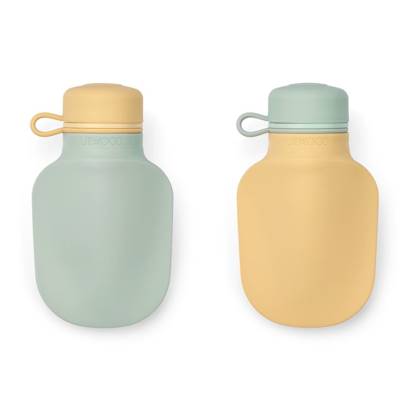 LIEWOOD - 2er Set Smoothie Quetschflasche Dusty Mint Jojoba