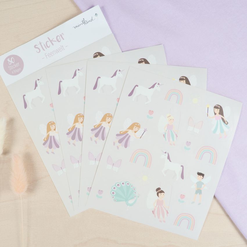 mintkind - Stickerbogen Feenwelt