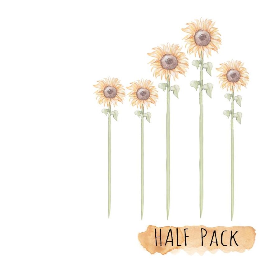 Little Rae Prints - Wandsticker Sonnenblumen