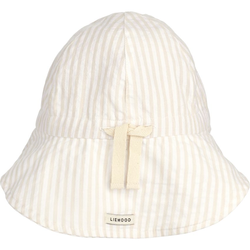 LIEWOOD - Sunneva Sonnenhut Streifen Crisp White