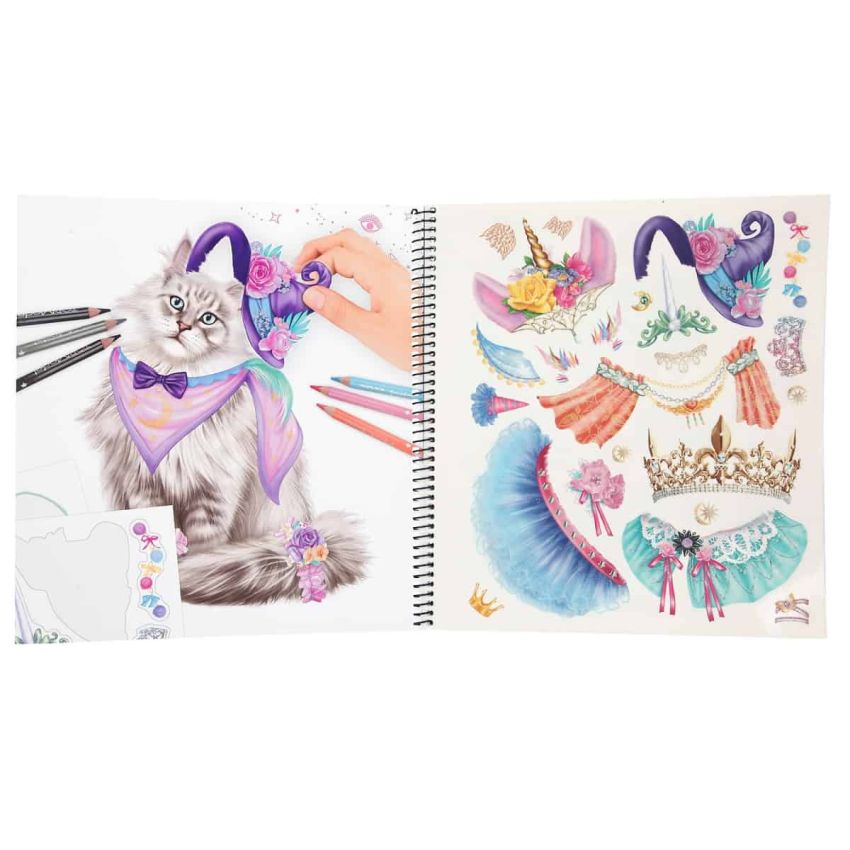 TOPModel - Malbuch Moonlight Kitty