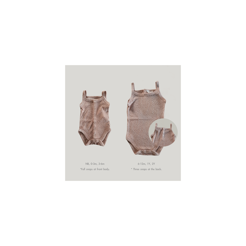 Susukoshi - Träger- Body Teddy - Mikrofrottee Eukalyptus