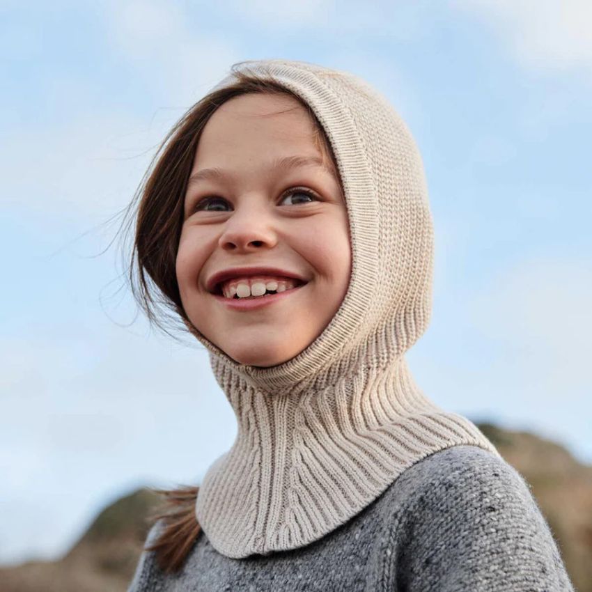 LIEWOOD - Sturmhaube Merinowolle Sandy