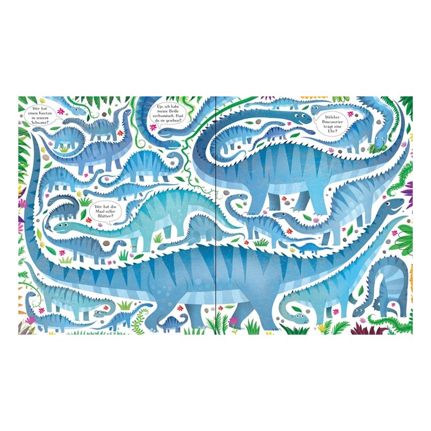 Usborne Verlag - Tierisch was los! Bei den Dinosauriern