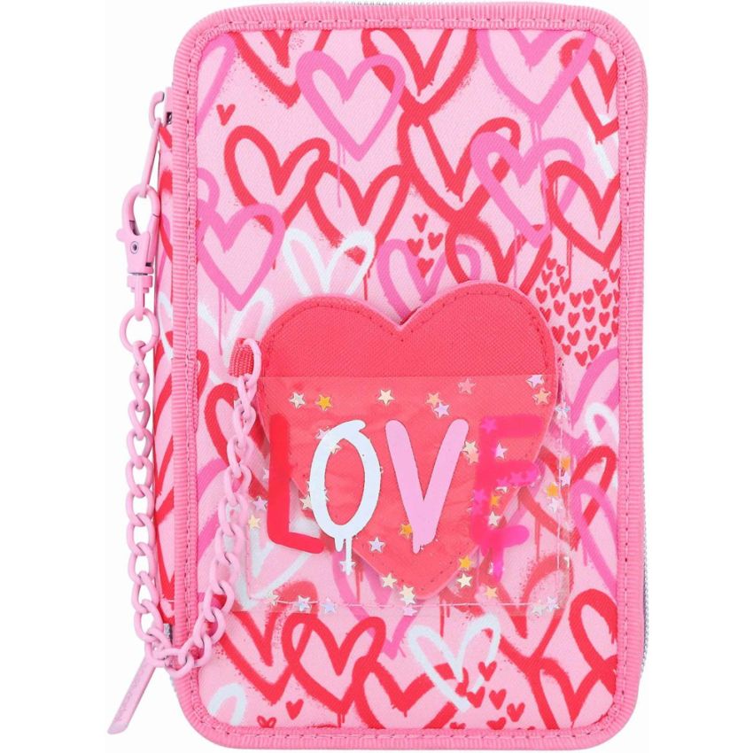 TOPModel - 3-Fach Federtasche One Love