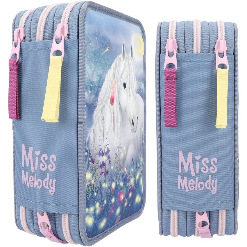 Depesche - Miss Melody 3-fach Federtasche Miss Melody Glühwürmchen