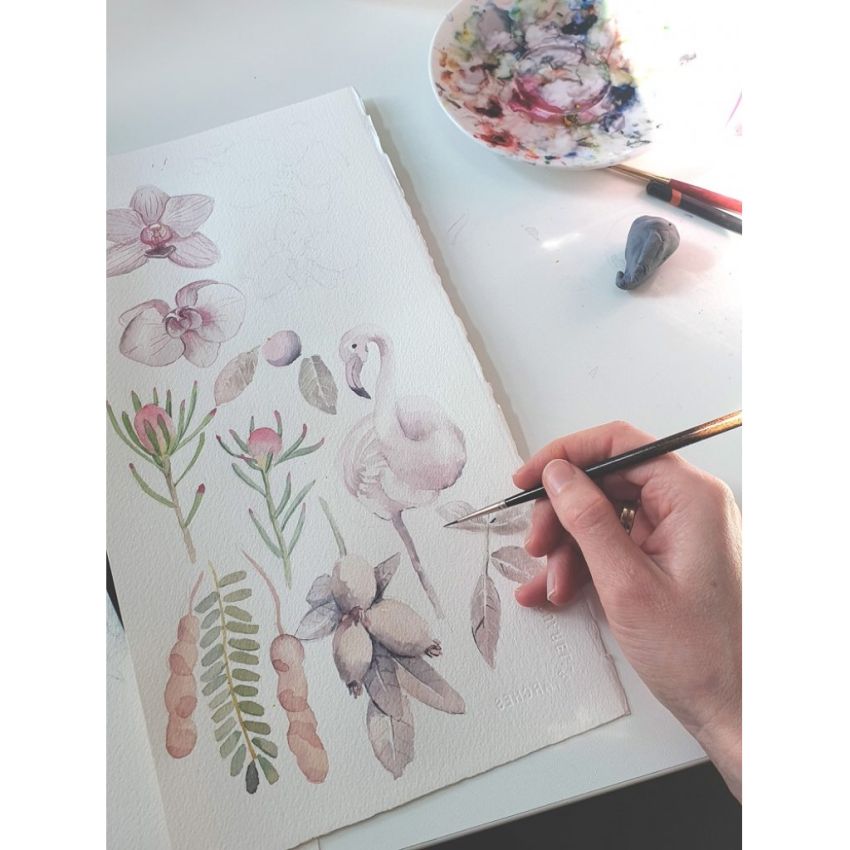 Makaszka - Samtdecke Tropical Vibes 75x100cm