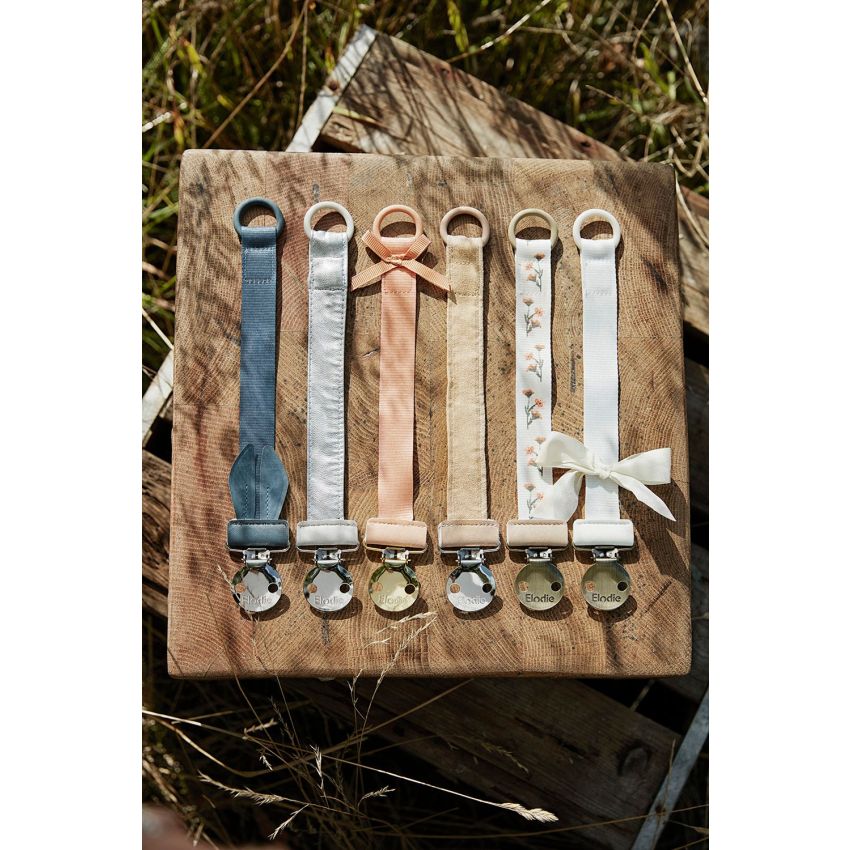 Elodie - Schnuller- Band Tender blue Bunnyohren