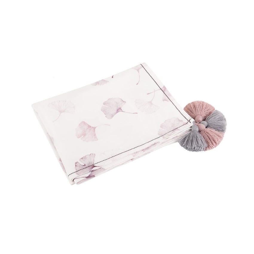 Samiboo - Swaddle mit Pommel Ginko lila