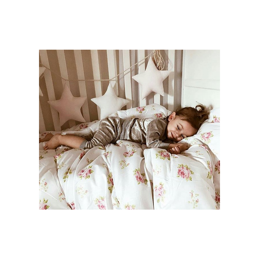 Love me Decoration - XL Sterngirlande lila dunkelgrau