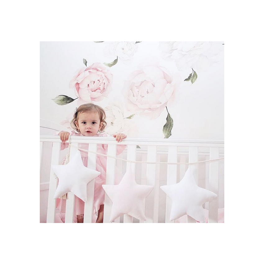 Love me Decoration - XL Sterngirlande lila dunkelgrau