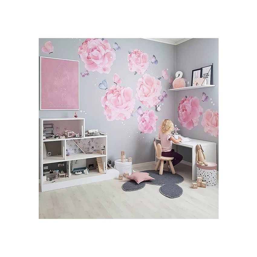 Schmooks - Wandsticker Peonies & Butterflies Pack 3