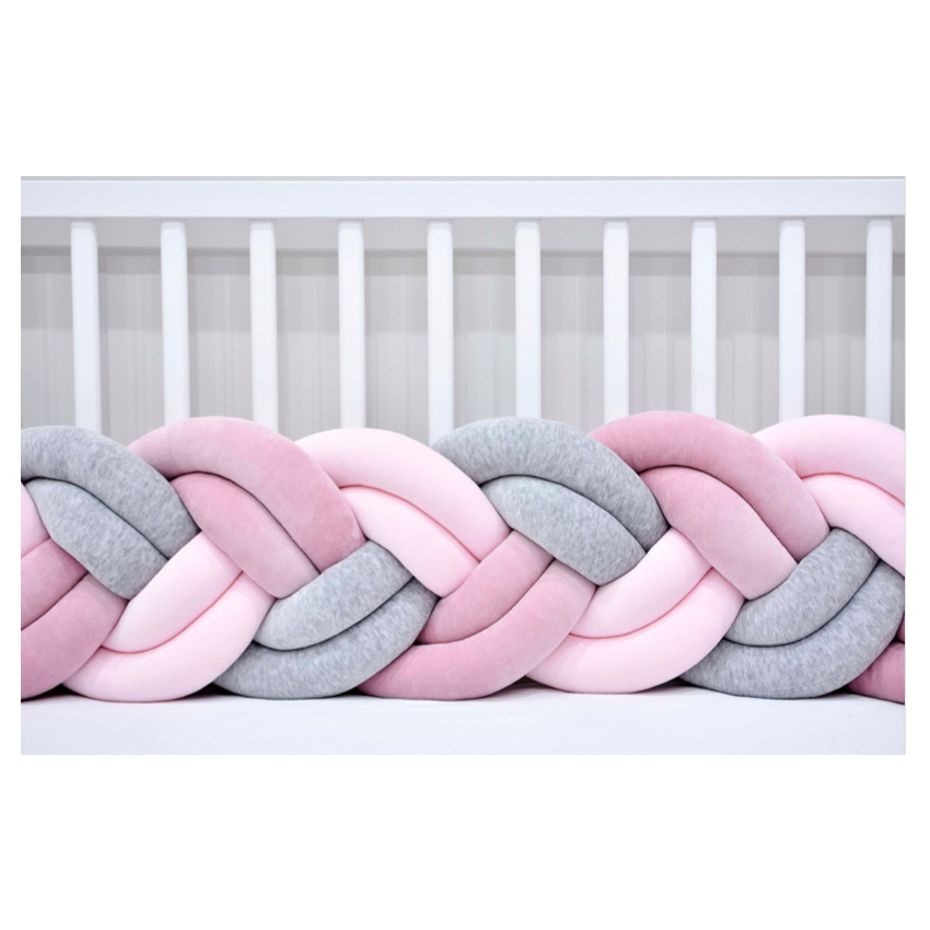 Sparrow - Bettschlange Double - Altrosa - Melange - Babypink