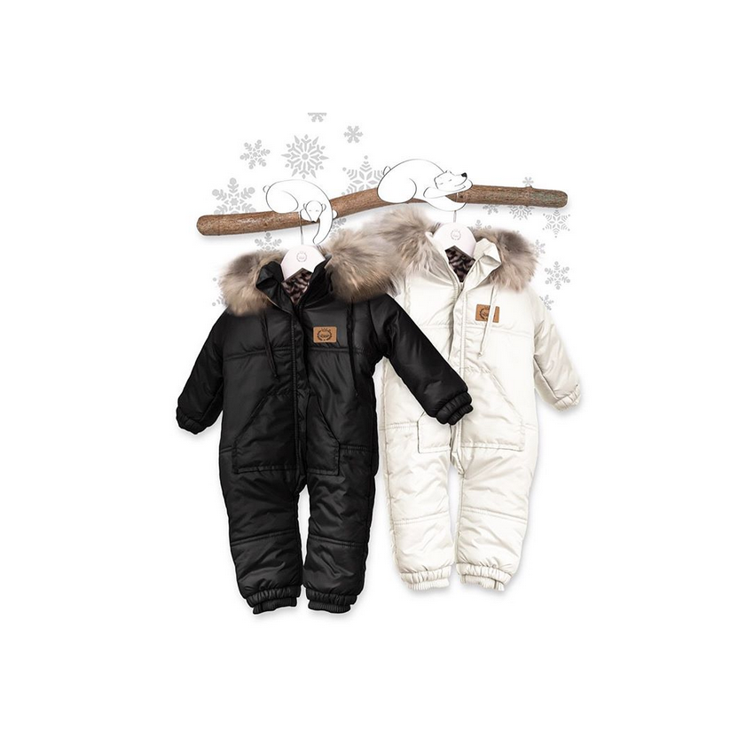 LAttante - Schneeoverall Everest Hellbeige / weiss