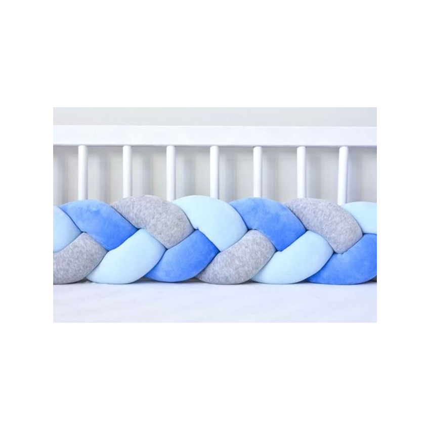 Sparrow - Bettschlange Blau - babyblau - melange