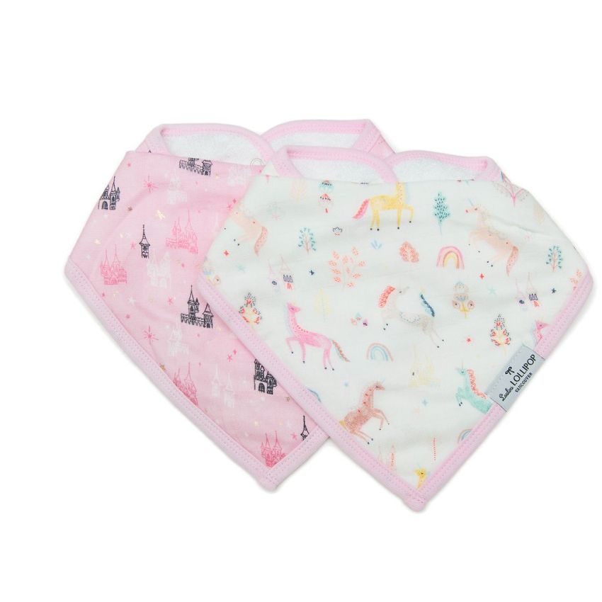LouLou Lollipop - Bandana Lätzchen 2er Set Unicorn Dream