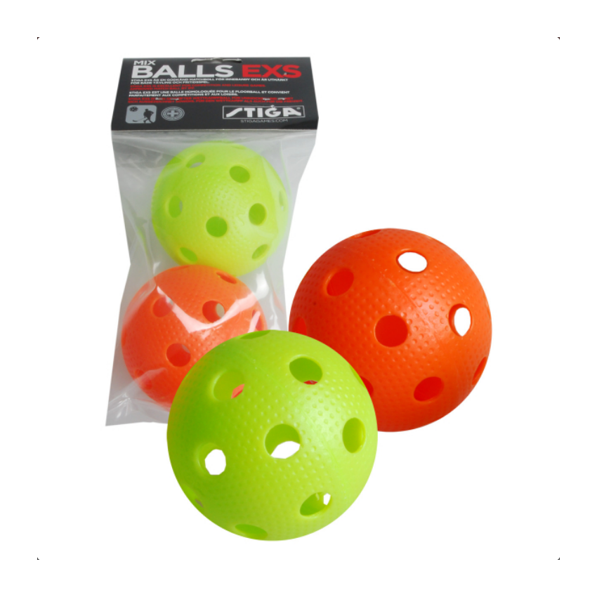 STIGA - Unihockey Ball bunt, 2 Stk.