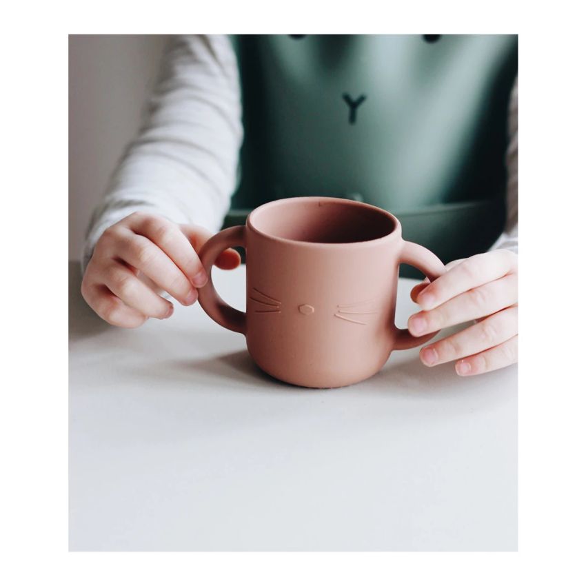 LIEWOOD - Vivi Geschirrset 4-teilig Cat Dark Rose