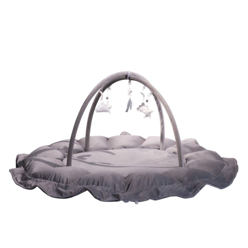 Lilac Sunday - Babyinsel rund 2 in 1 Lucas silvery Spielzeug grau