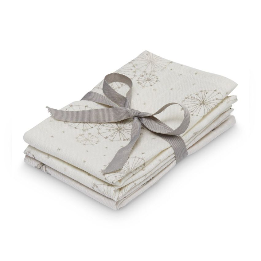 Cam Cam Copenhagen Muslin 4er Set kleine Spucktücher Dandelion - Fawn