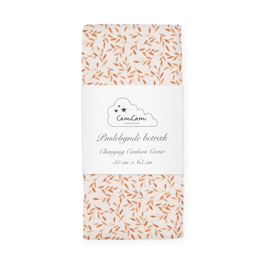 Cam Cam Copenhagen - Wickelmattenbezug Caramel Leaves
