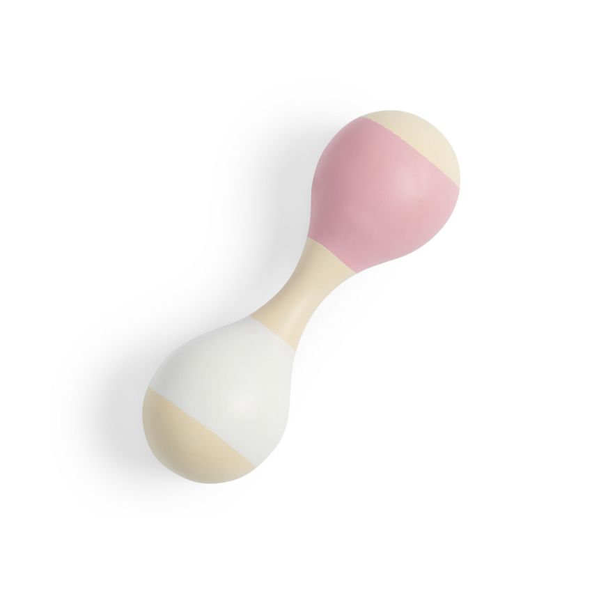 Jollein - Baby Holzrassel Rosa
