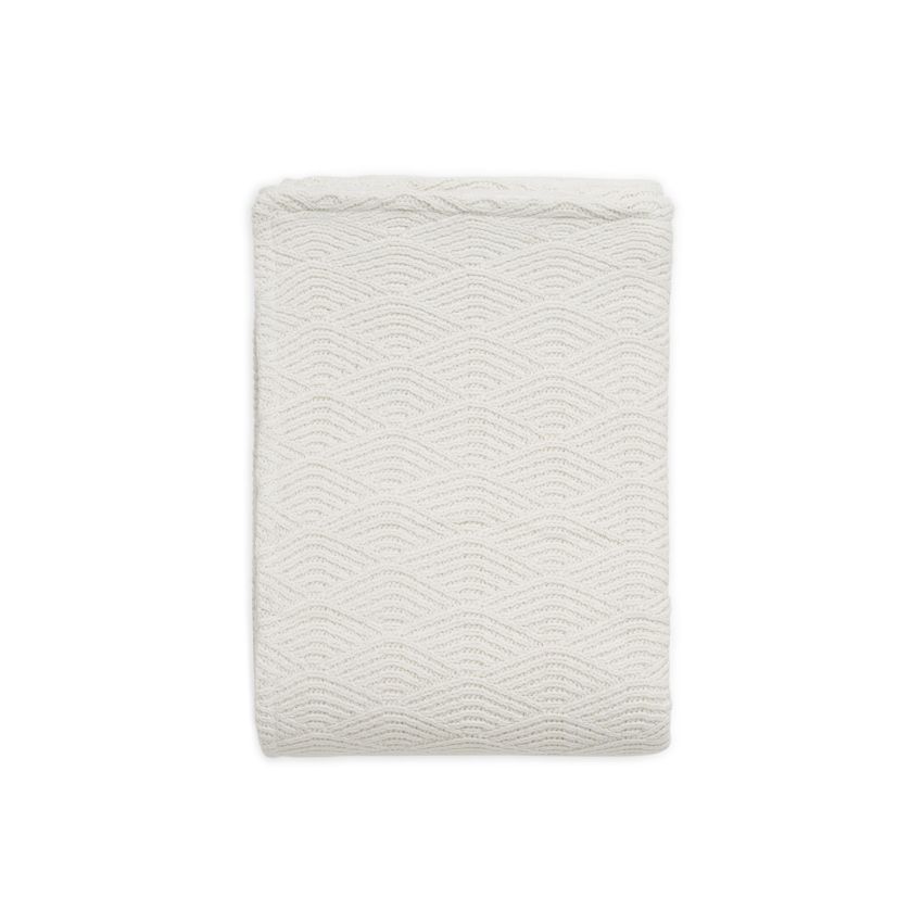 Jollein - Strickdecke River Cream White