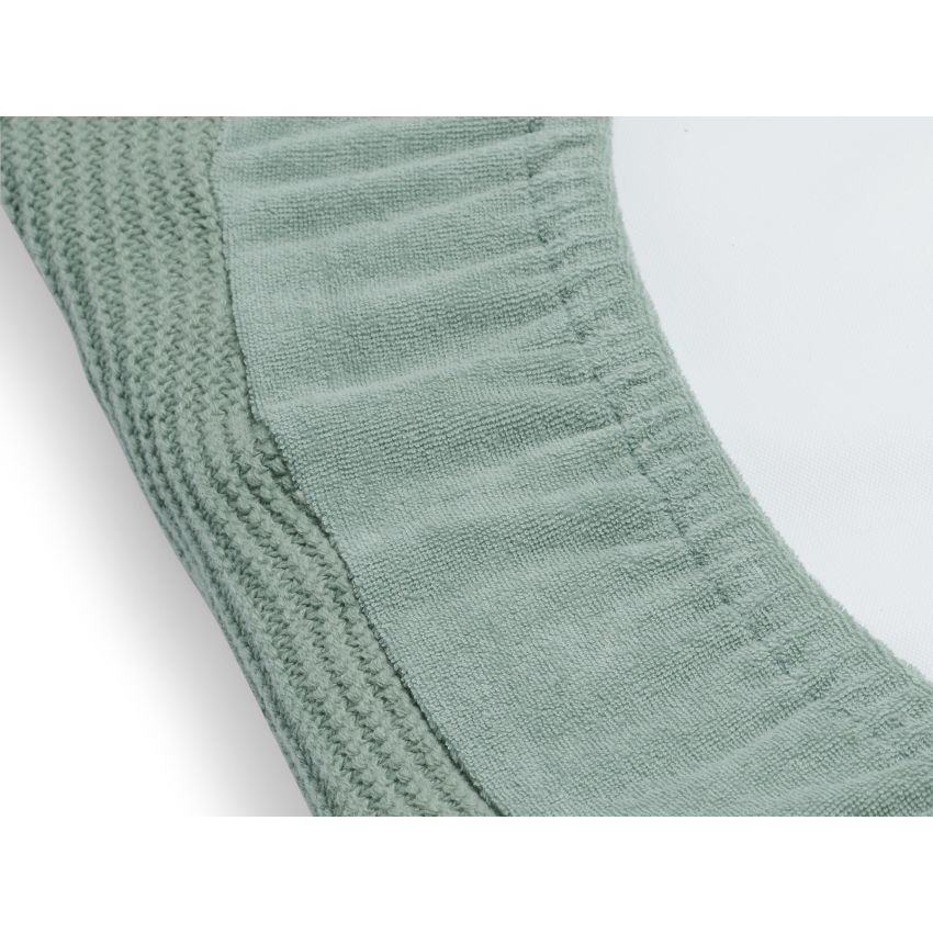 Jollein - Wickelmattenbezug Strick Forest Green