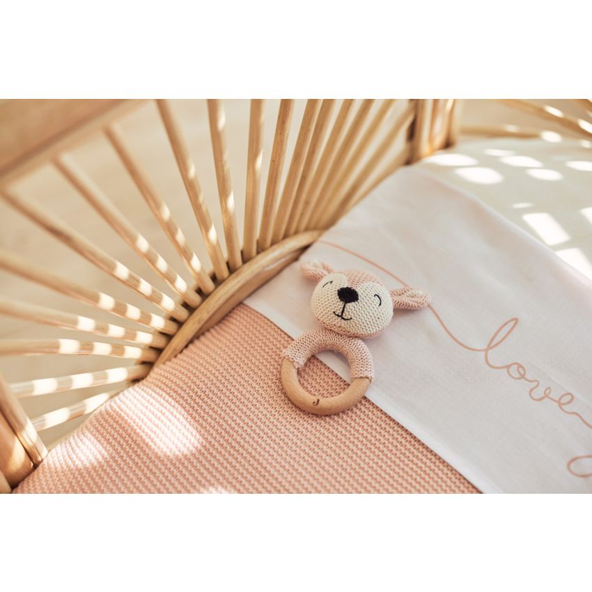 Jollein - Greifling Hirsch Pale Pink