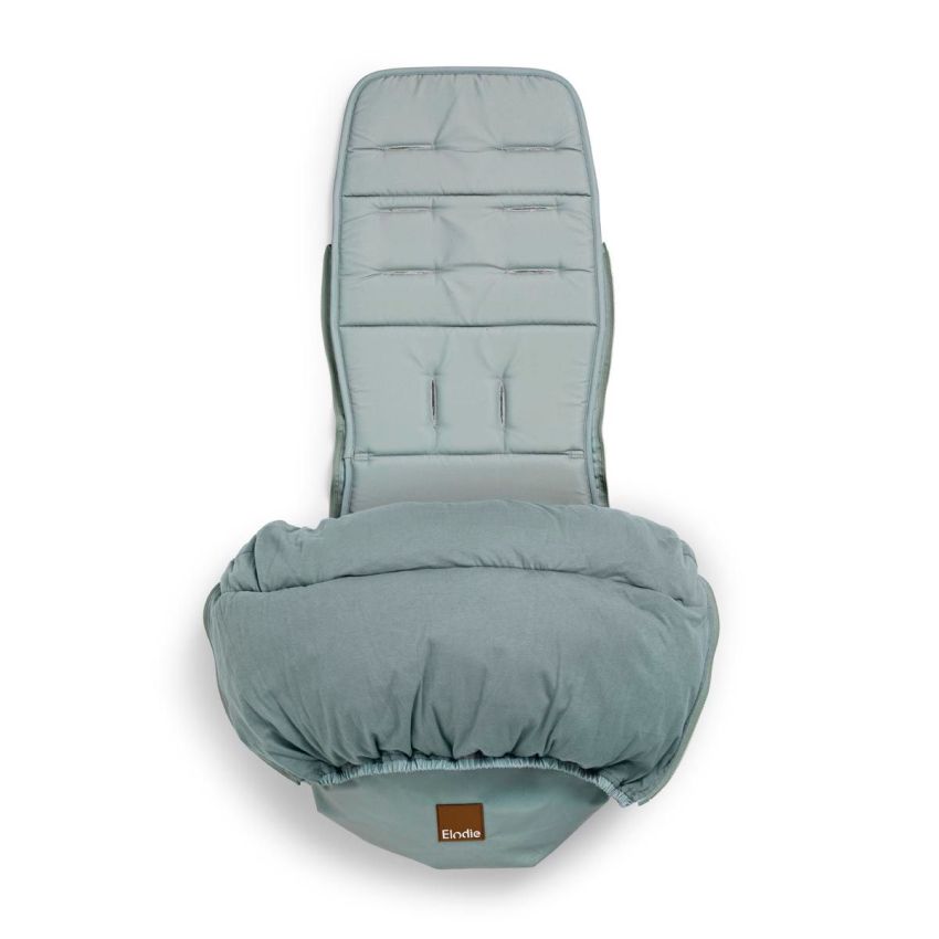 Elodie - Verstellbarer Ganzjahres Fusssack Pebble Green