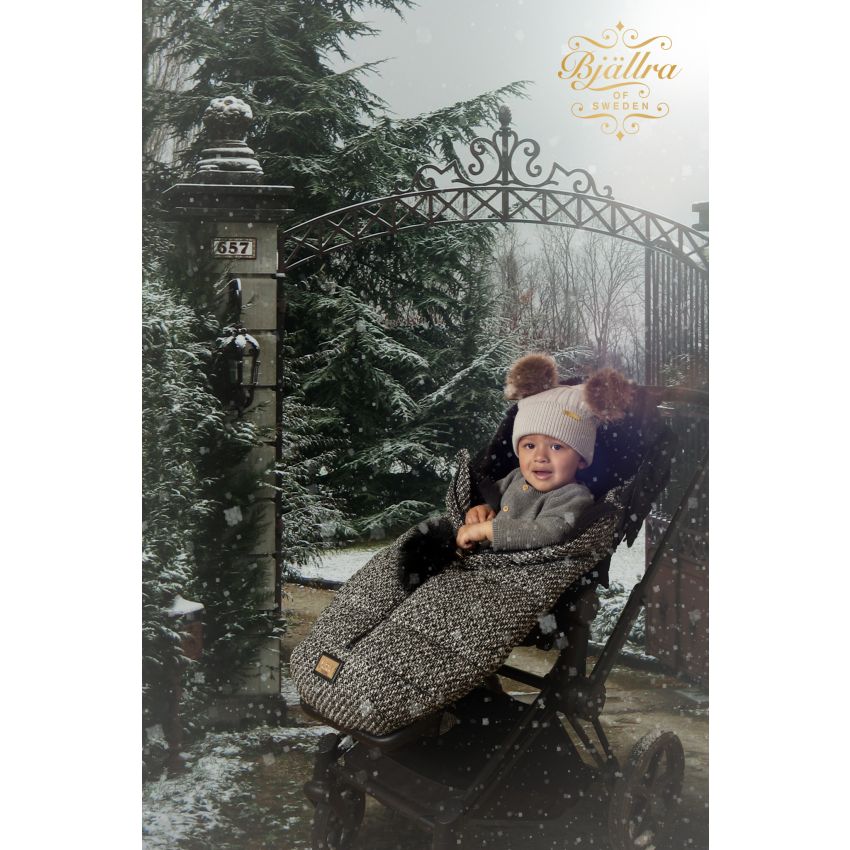 Bjällra of Sweden - Fusssack Black Tweed