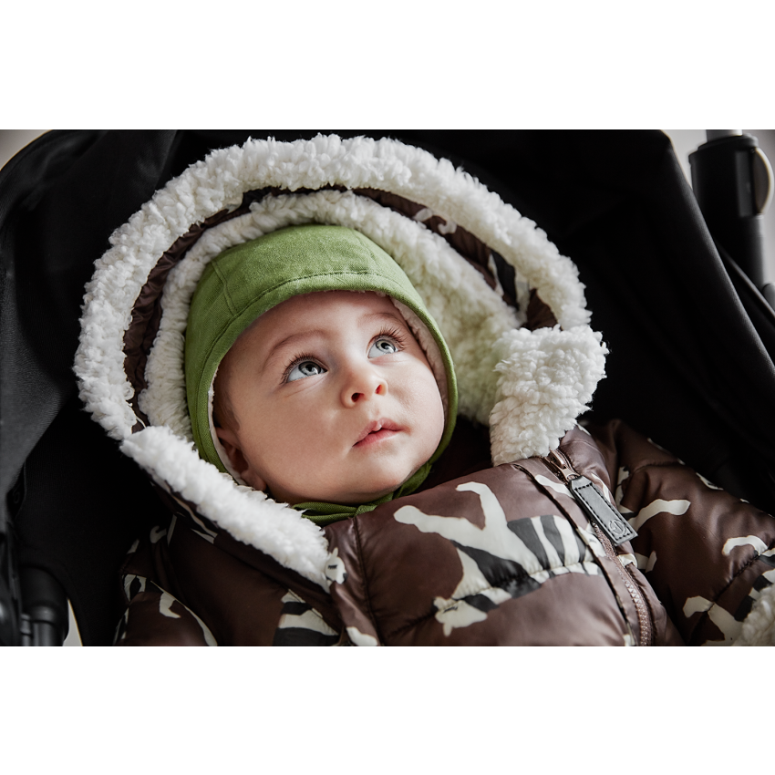 Elodie - Fusssack Overall White Tiger (geeignet für Autositz)