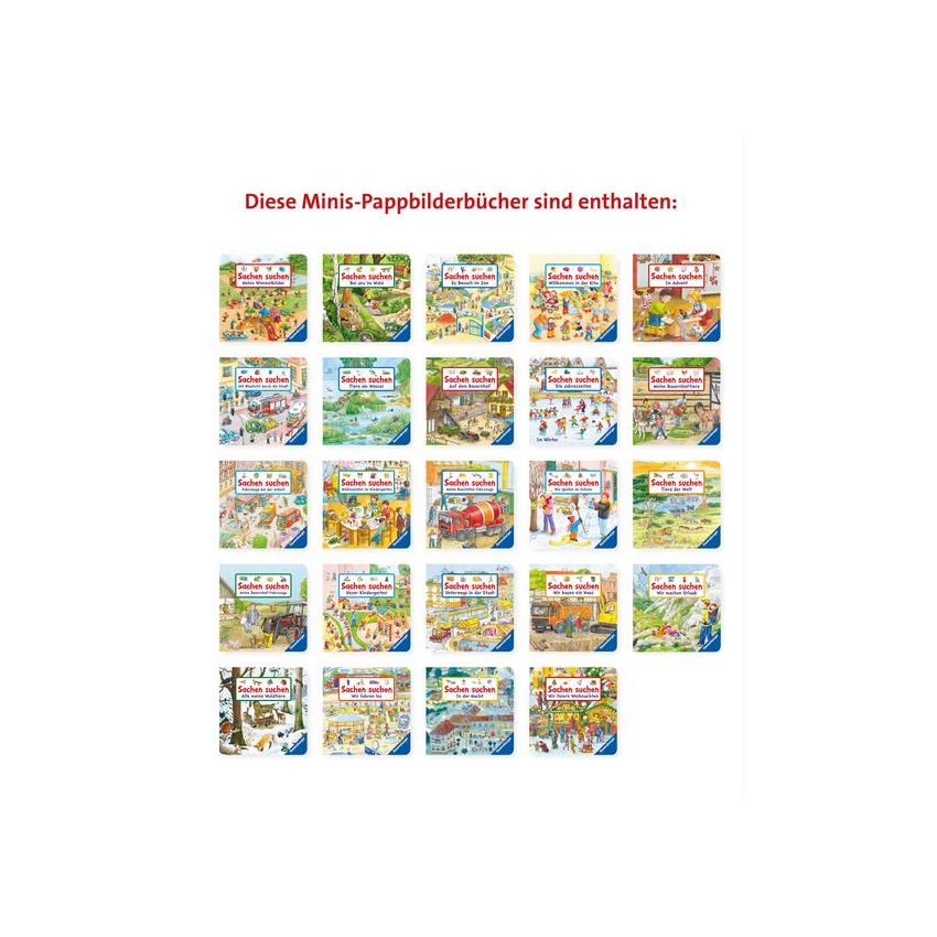 Sachen suchen Adventskalender Mit 24 Pappbilderbüchern