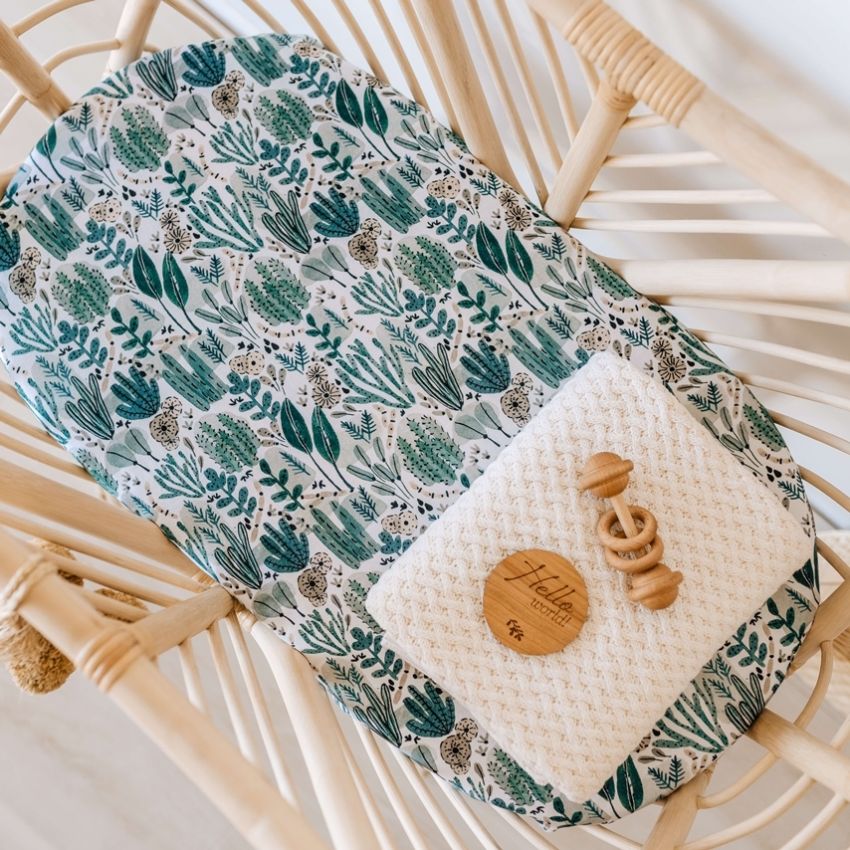 Snuggle Hunny - Spannbezug für Wiege, Kinderwagen & Wickelmatte Arizona